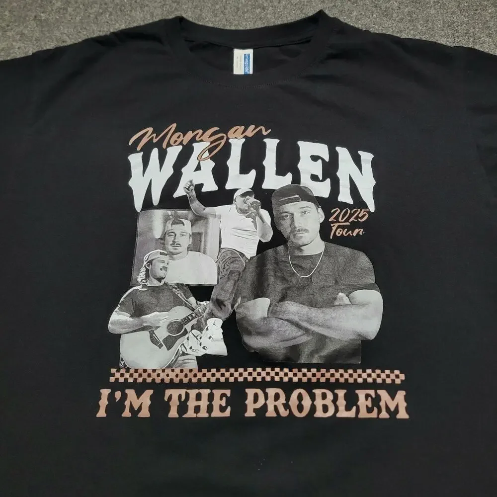 Morgan Wallen Shirt Adult Extra Large 2025 Im The Problem Tour Concert Band